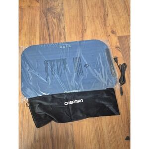 Chefman Roll n' Go Rollable Warming Mat RJ22-S-BLUE 23x15 250W 3 Temps Blue